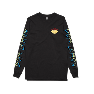 Cowboy Lemonhead / Black Longsleeve T-shirt