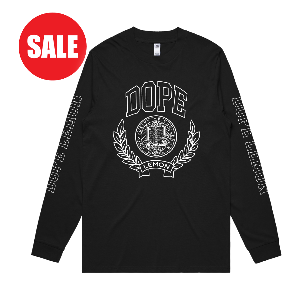 Dope University / Black Longsleeve T-shirt