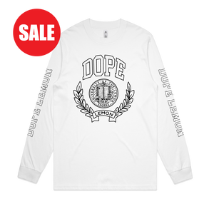 Dope University / White Longsleeve T-shirt