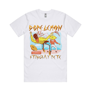 Dope Lemon / Stingray Pete / White T-Shirt