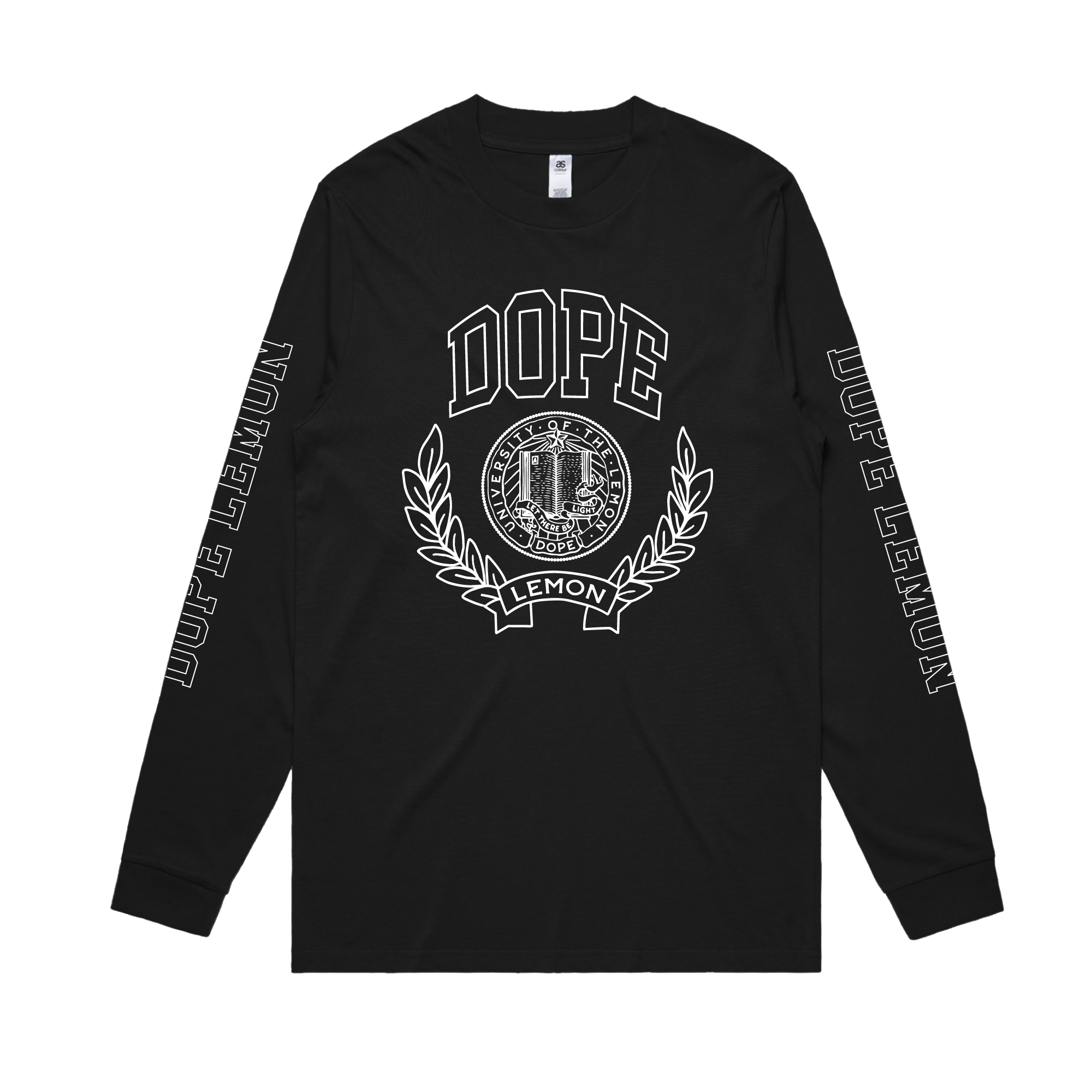 Dope University / Black Longsleeve T-shirt